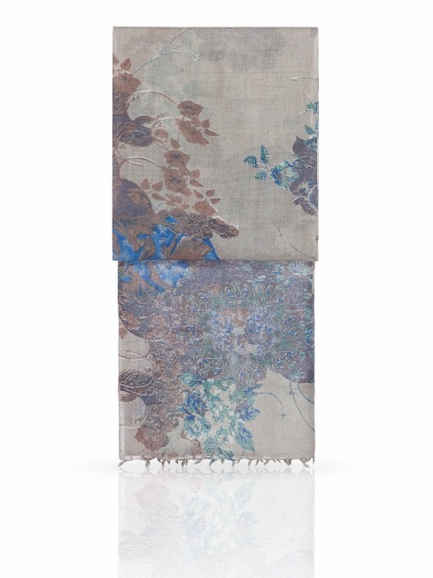 Палантин Унисекс W-ORNAMENT/GREY